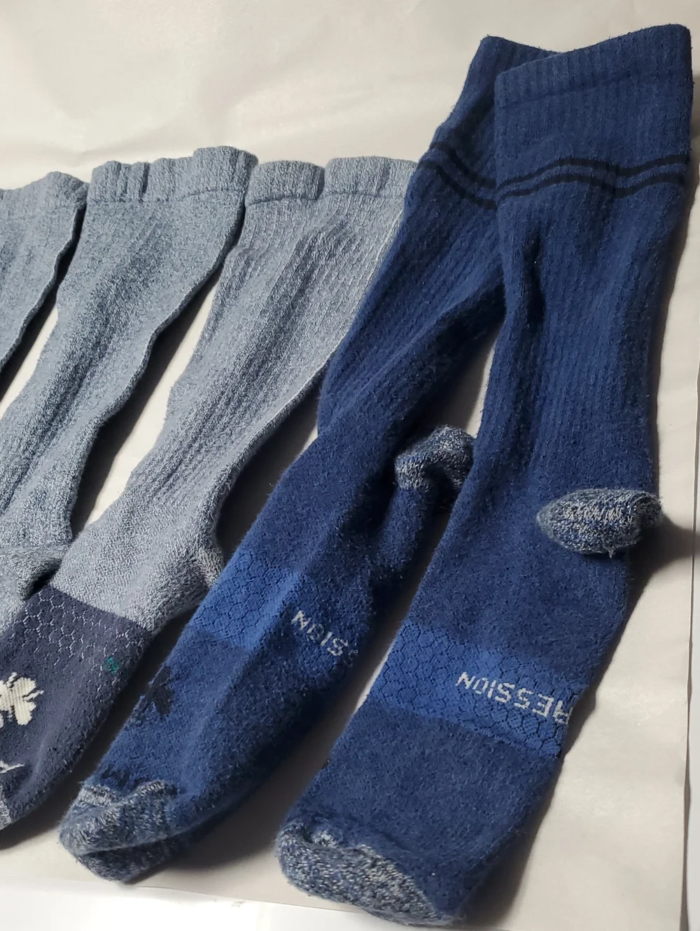(3)pk Bombas Compression Crew Socks Size Lg 20-30 MmHg Athletic Socks